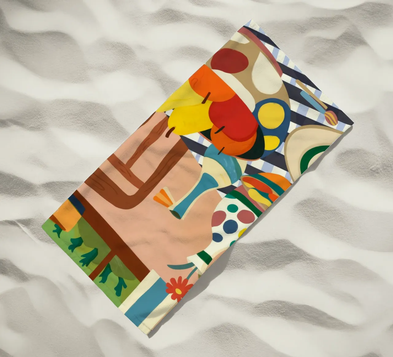 Allestimento della tavola mediterranea telo mare da Kamera Obskura