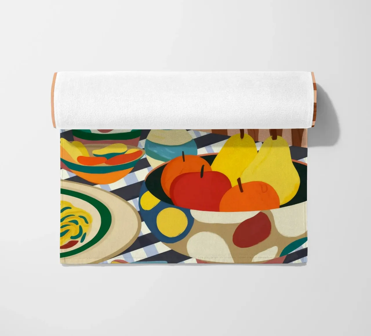 Allestimento della tavola mediterranea telo mare da Kamera Obskura