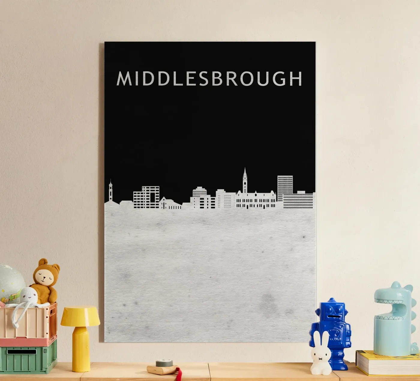 Middlesbrough England acryl van Travelstudio