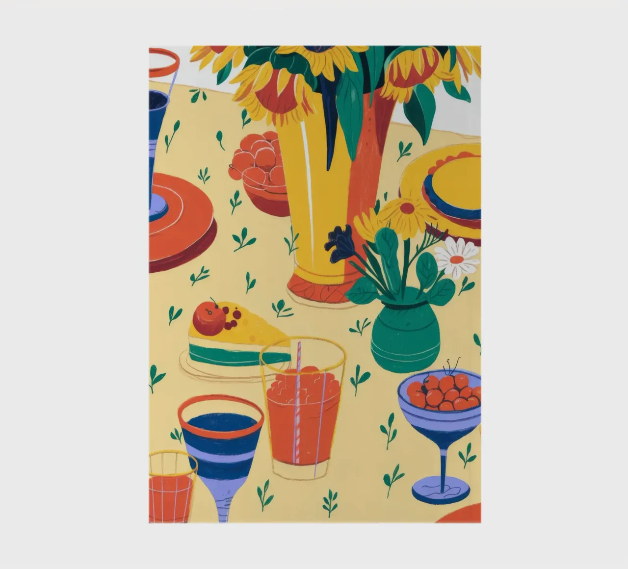 Zonovergoten tuin brunch notitieboek van Kamera Obskura