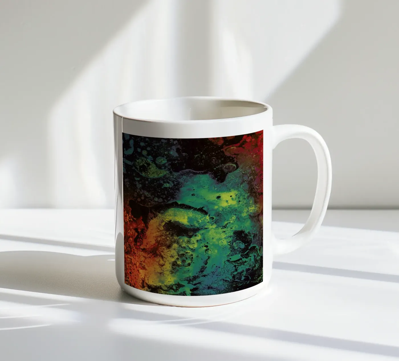 Icyfire ceramic mug by Bryon S. White