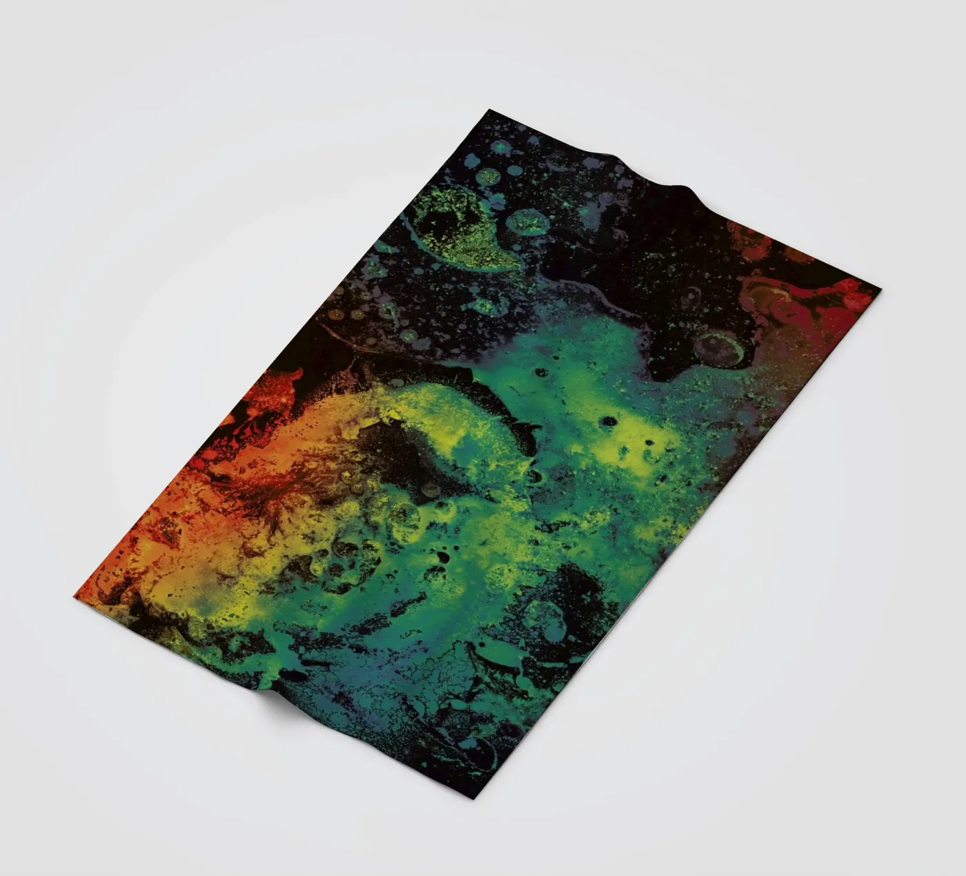 Icyfire fleece blanket by Bryon S. White