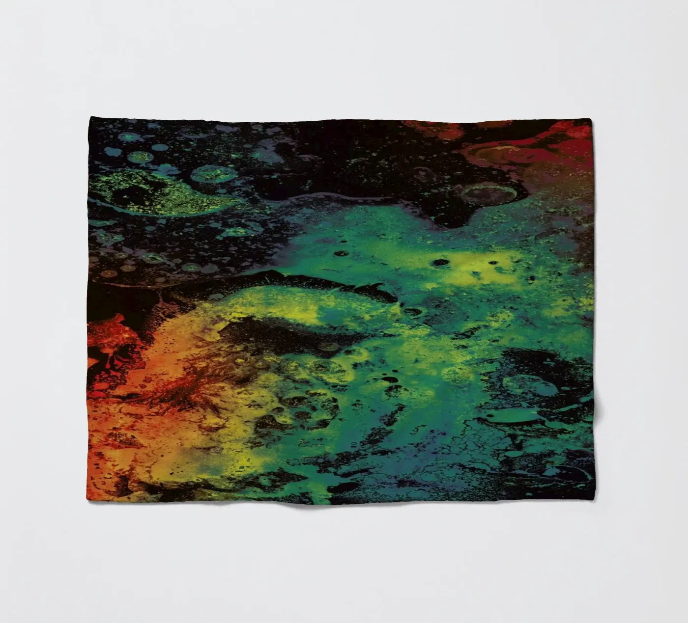 Icyfire fleece blanket by Bryon S. White