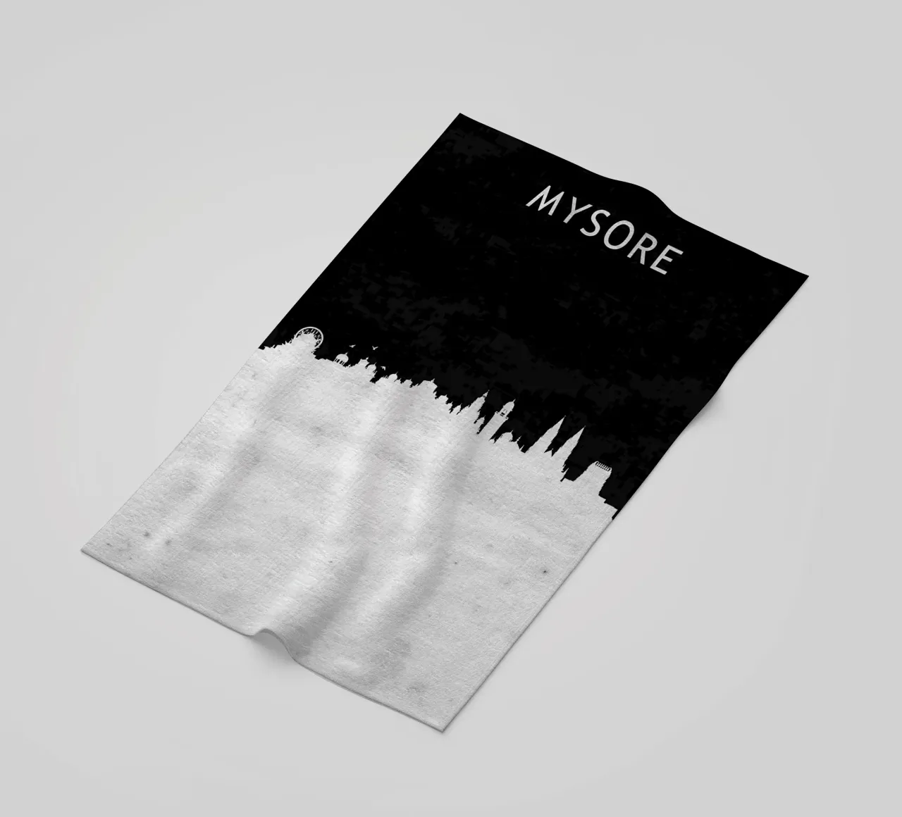 Mysore India beach towel by Travelstudio