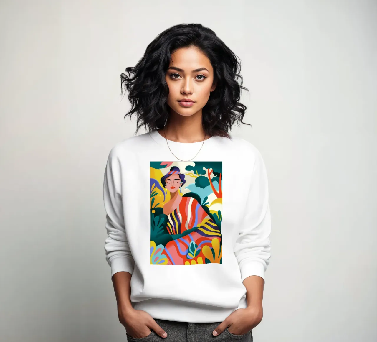 Tropical Serenity Muse sweatshirt by Kamera Obskura