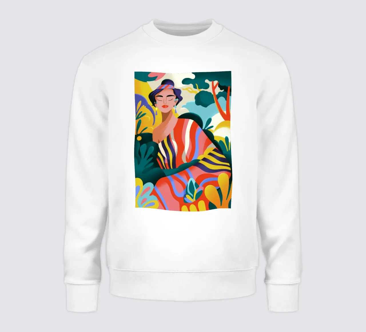 Tropical Serenity Muse sweatshirt by Kamera Obskura