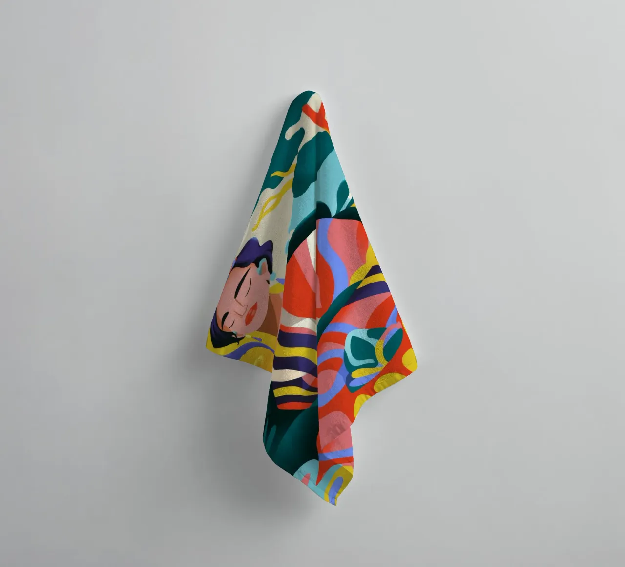 Tropical Serenity Muse towel by Kamera Obskura