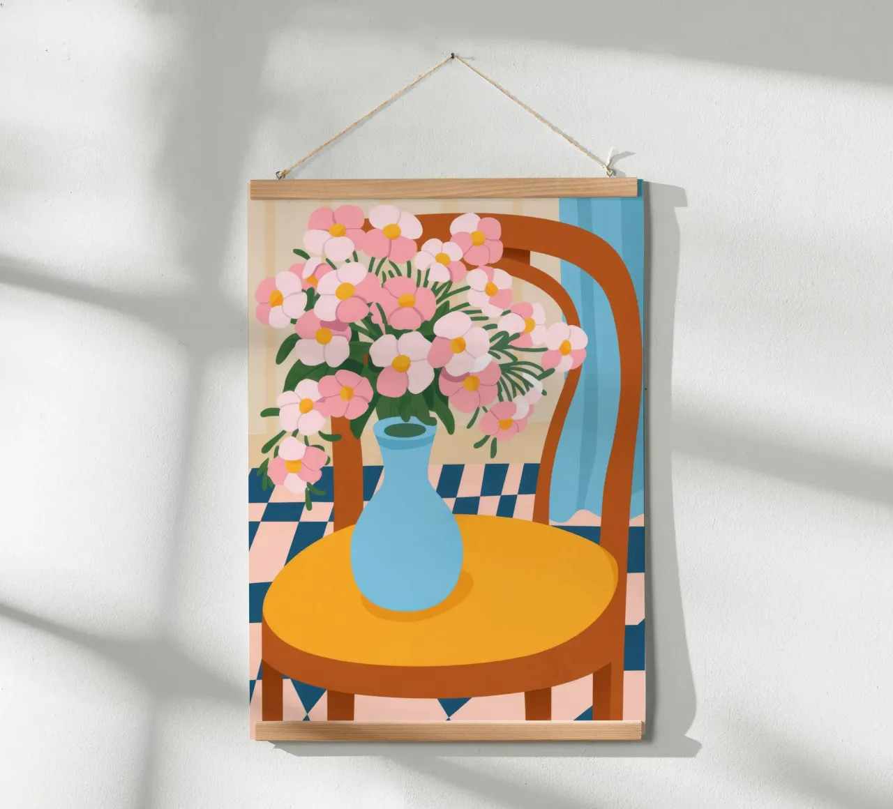 Blaue Vase Charme Hahnemühle von Kamera Obskura