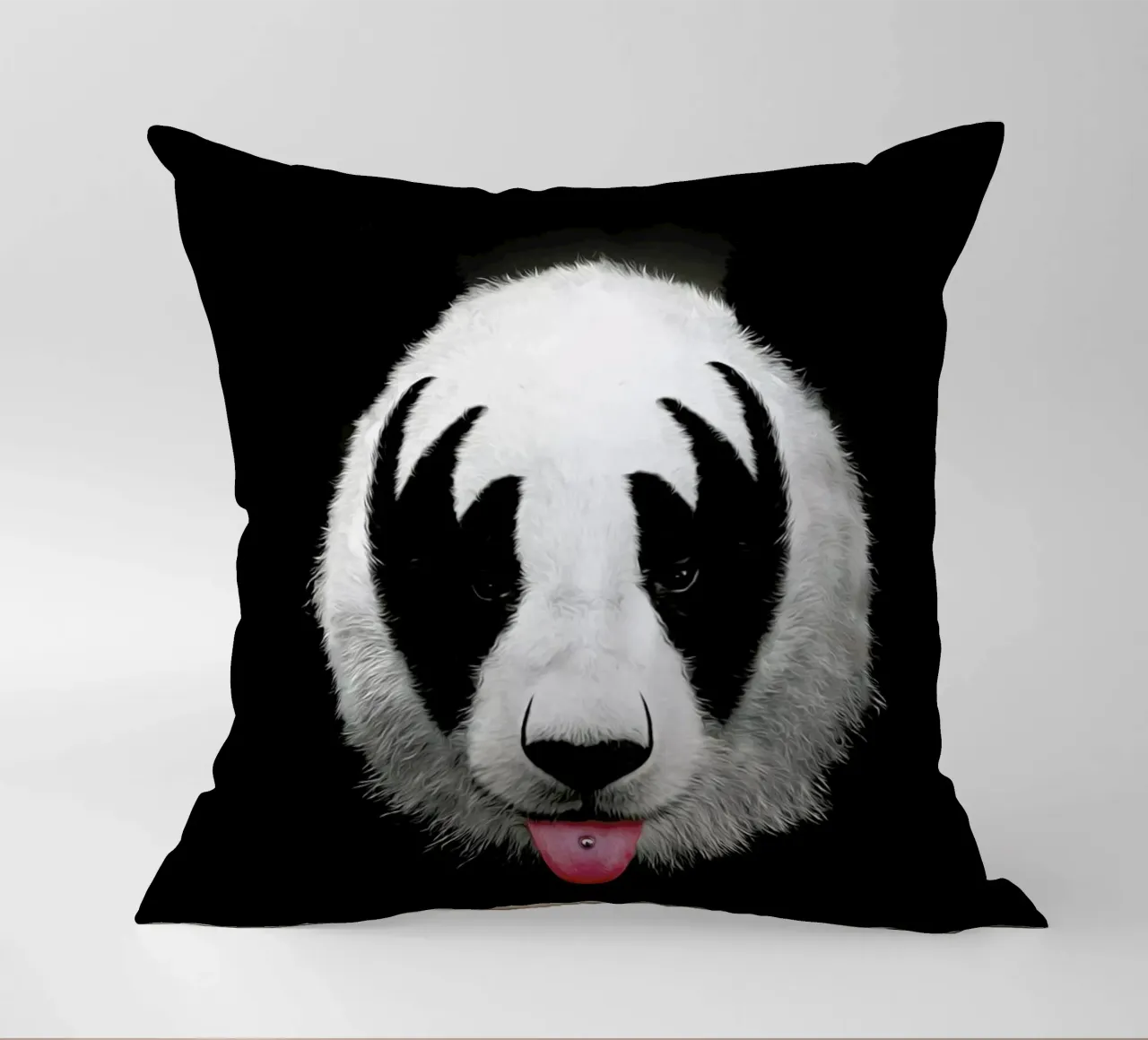 Kiss Of A Panda cuscino da Róbert Farkas