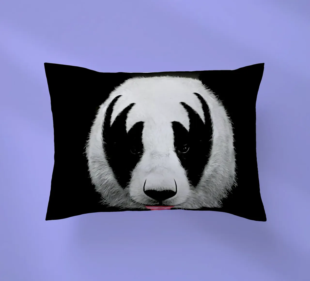 Kiss Of A Panda cuscino da Róbert Farkas
