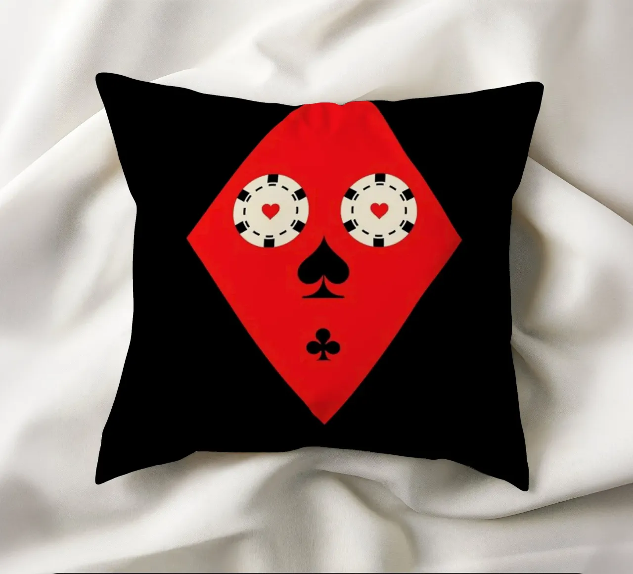 Poker Face cuscino da Viktor Hertz
