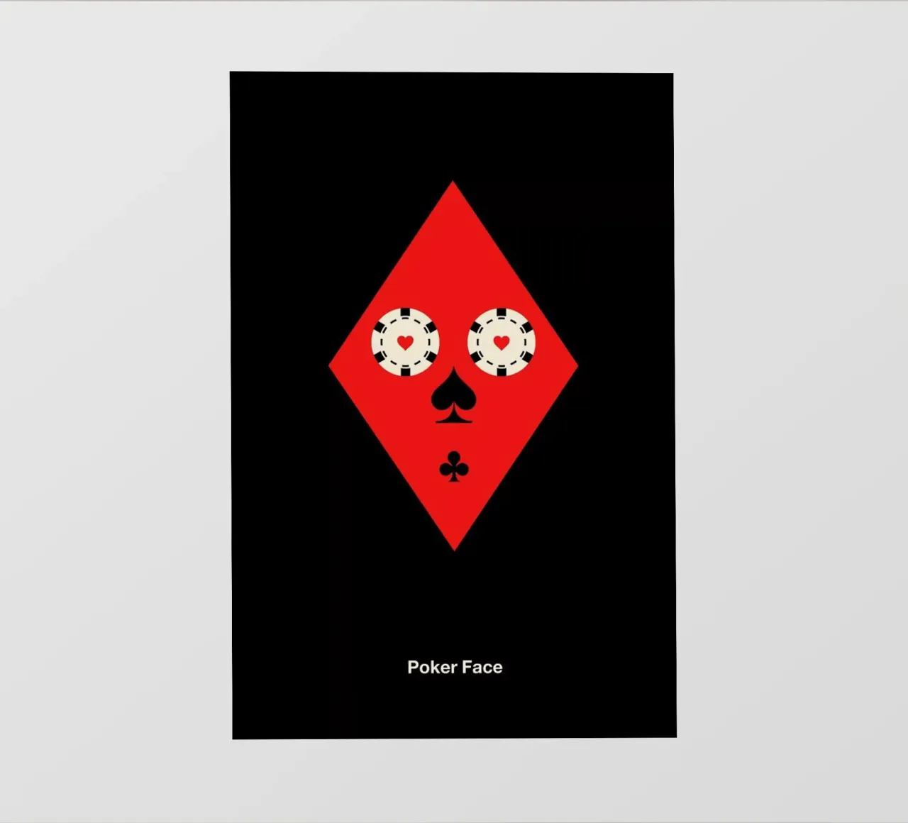 Poker Face telo in pvc da Viktor Hertz