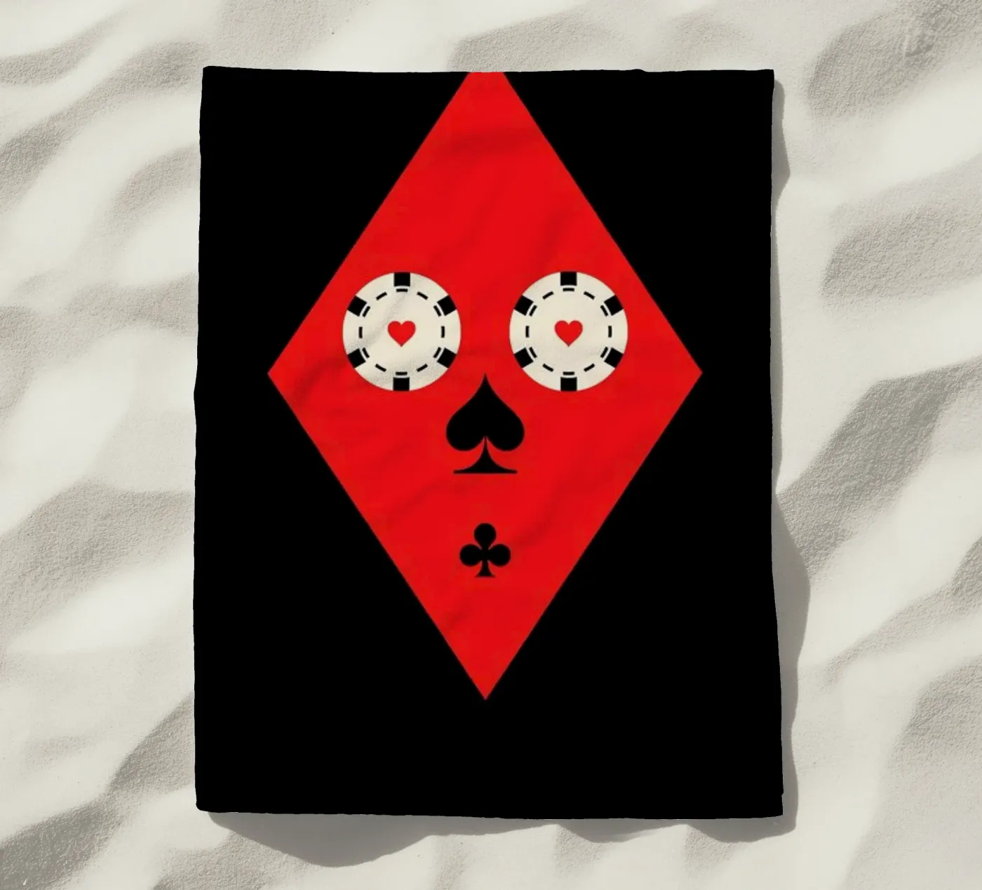 Poker Face telo mare da Viktor Hertz