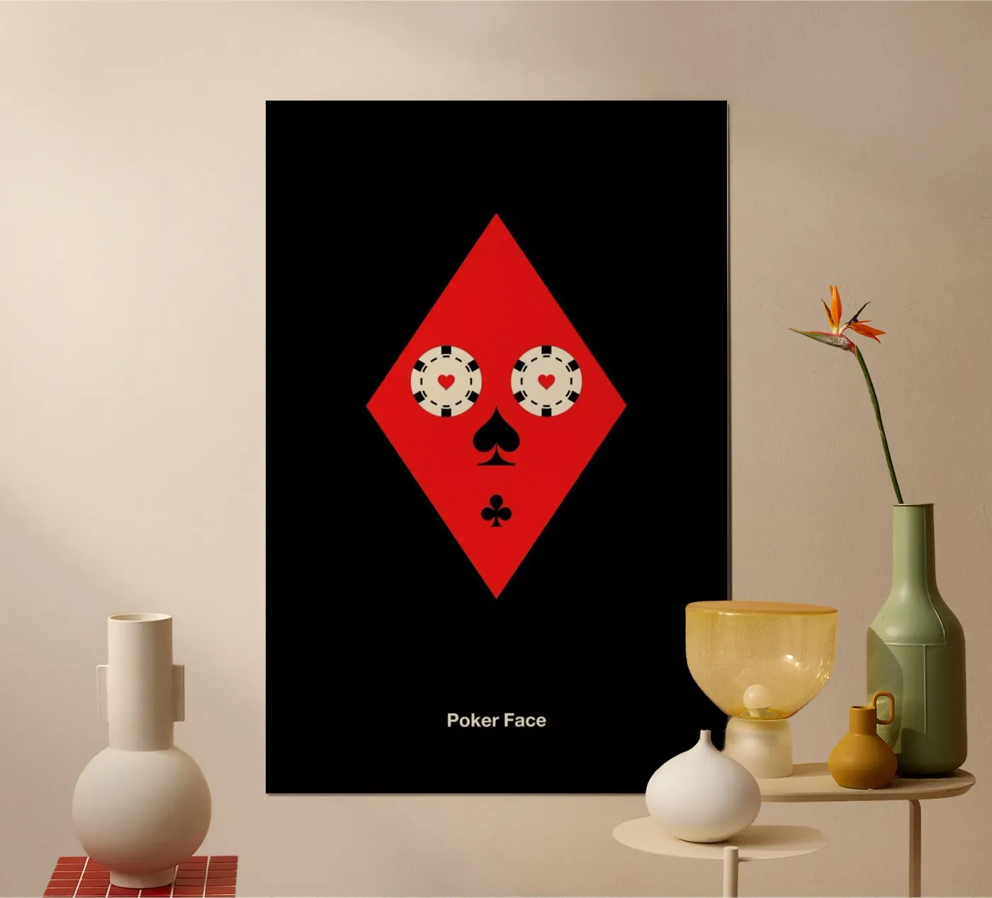 Poker Face poster da Viktor Hertz