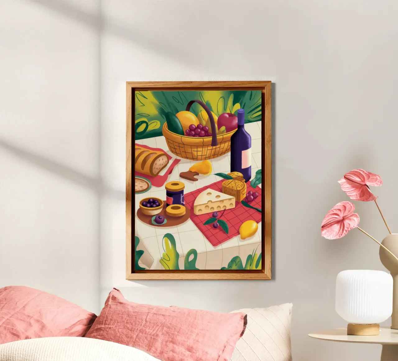 Picnic Delight Spread alu-dibond by Kamera Obskura