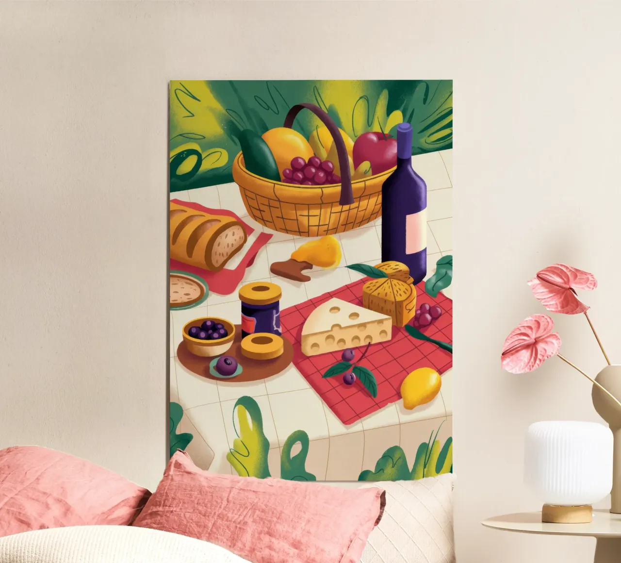 Picnic Delight Spread alu-dibond by Kamera Obskura