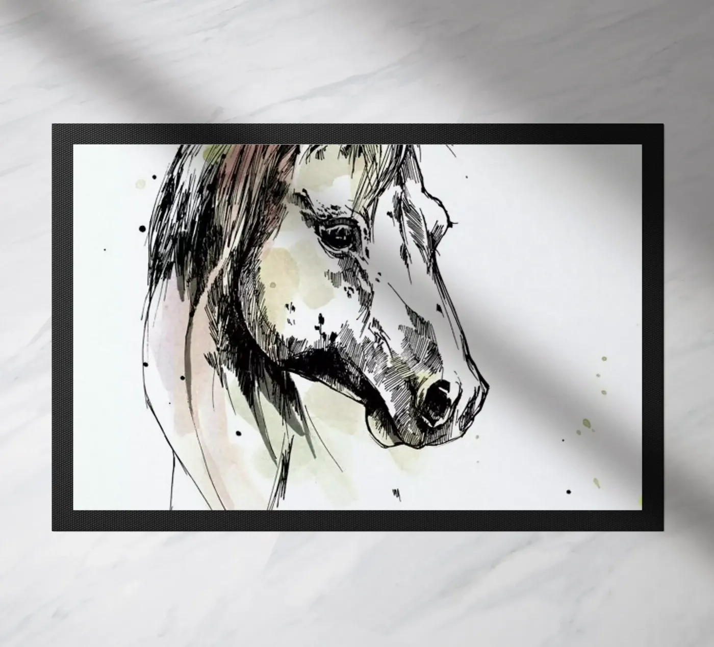 Pete doormat by WALLstories