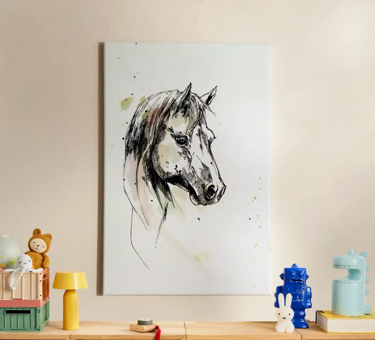Pete canvas by WALLstories