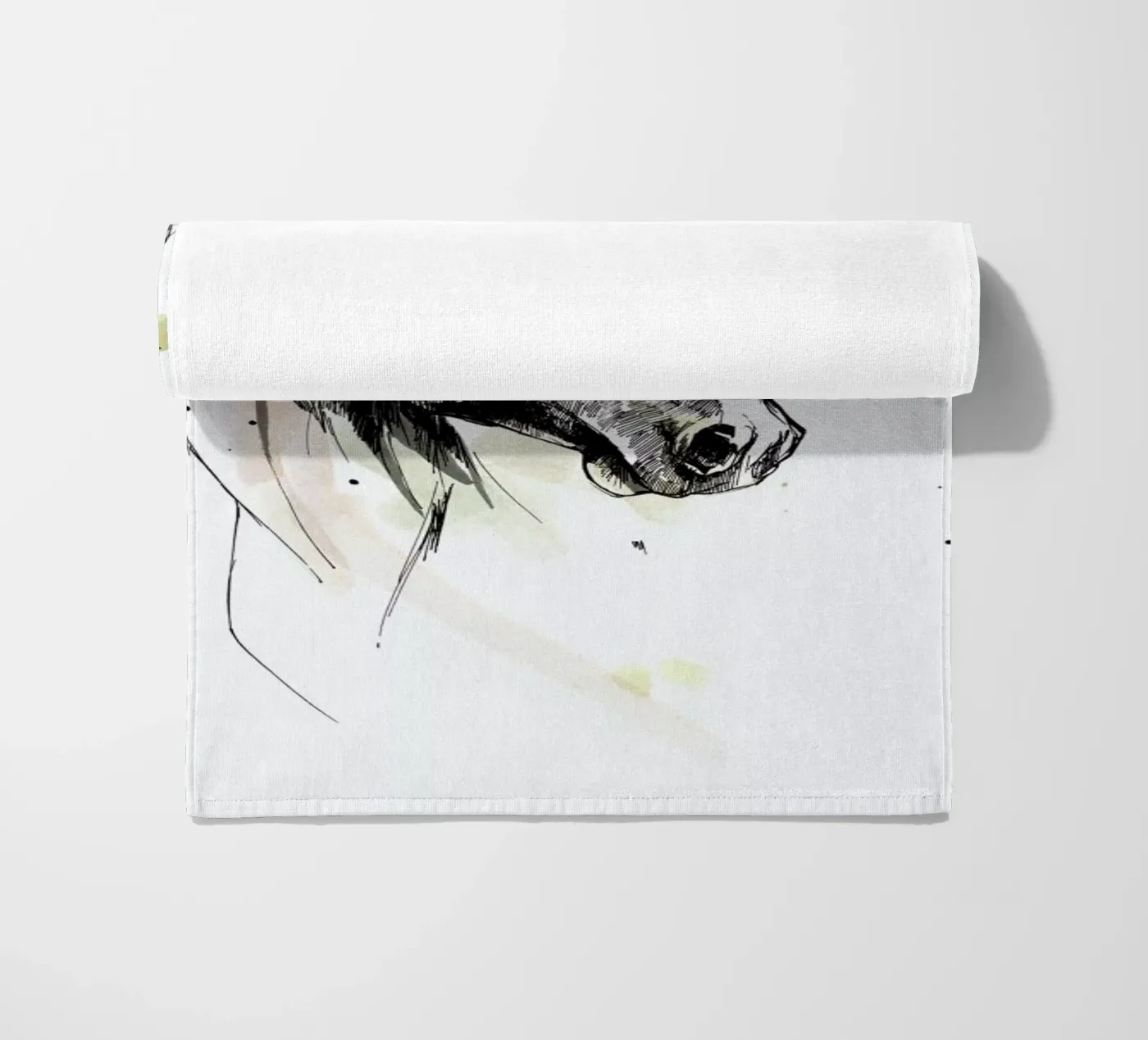 Pete beach towel by WALLstories