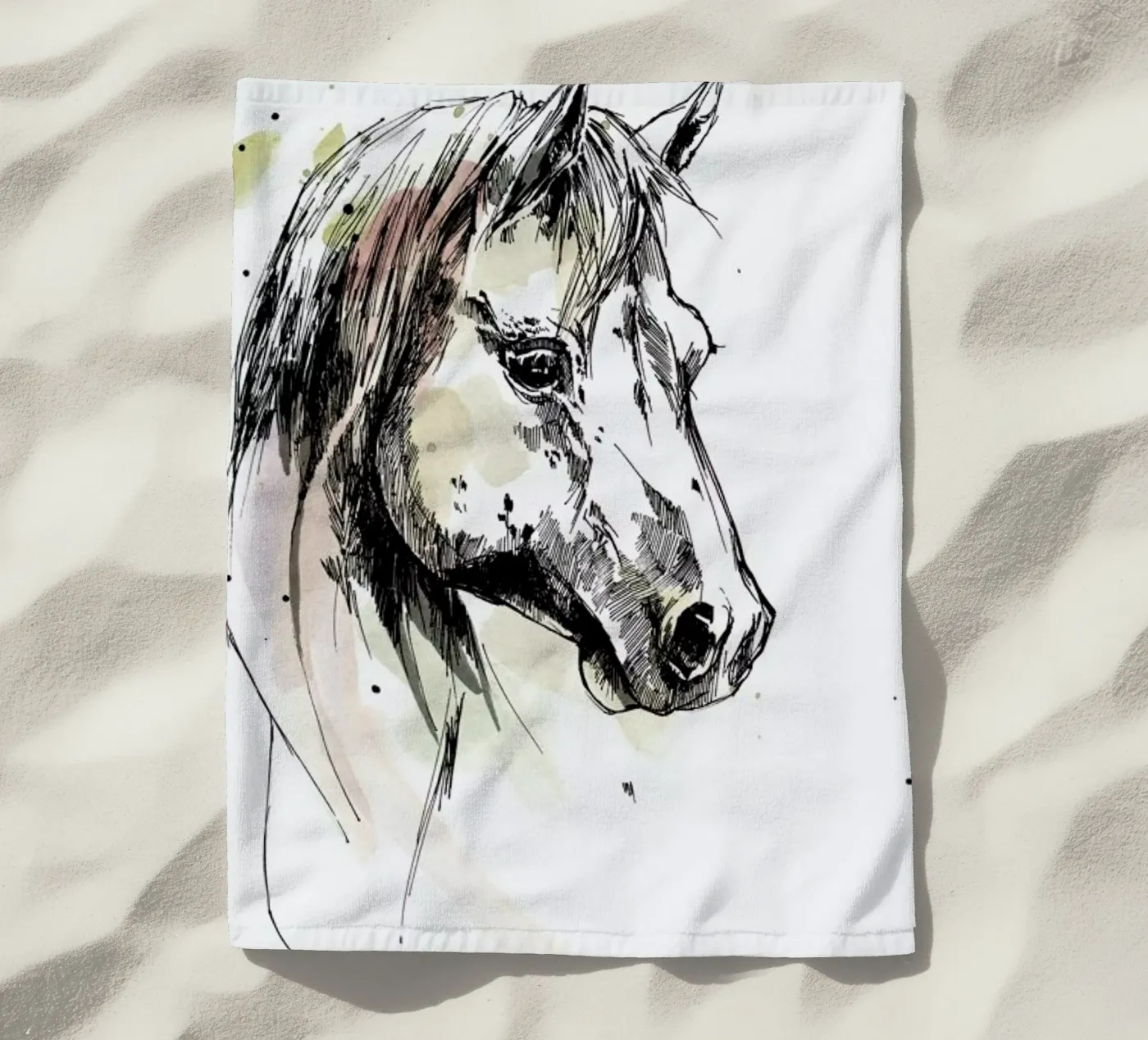 Pete beach towel by WALLstories