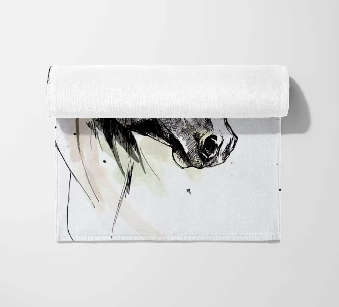 Pete beach towel by WALLstories