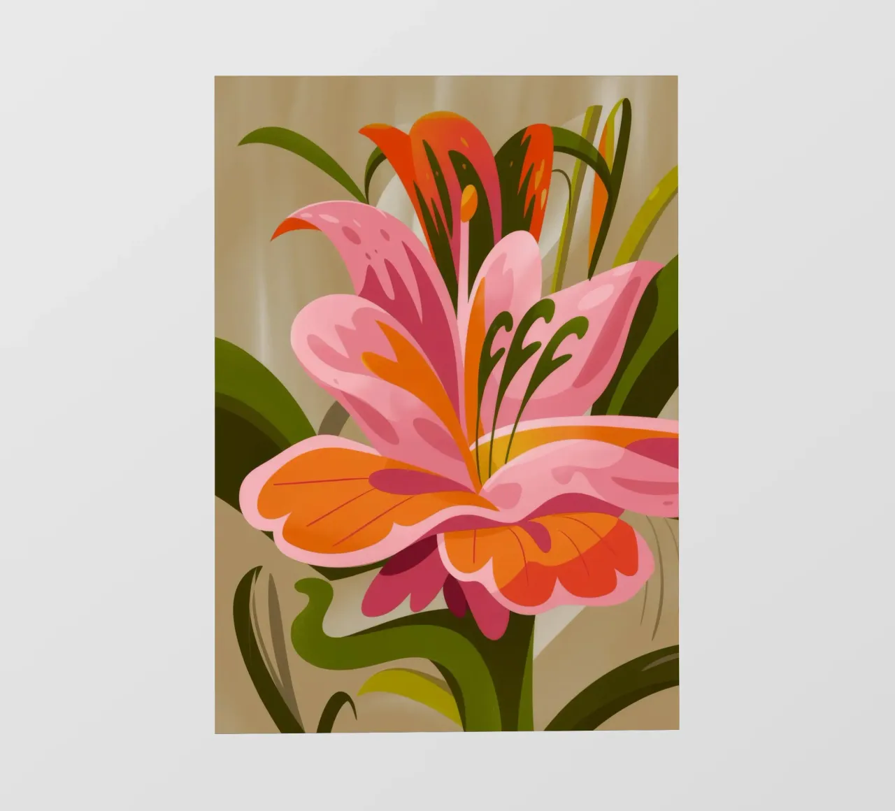 Bold Lily Bloom photo wallpaper by Kamera Obskura