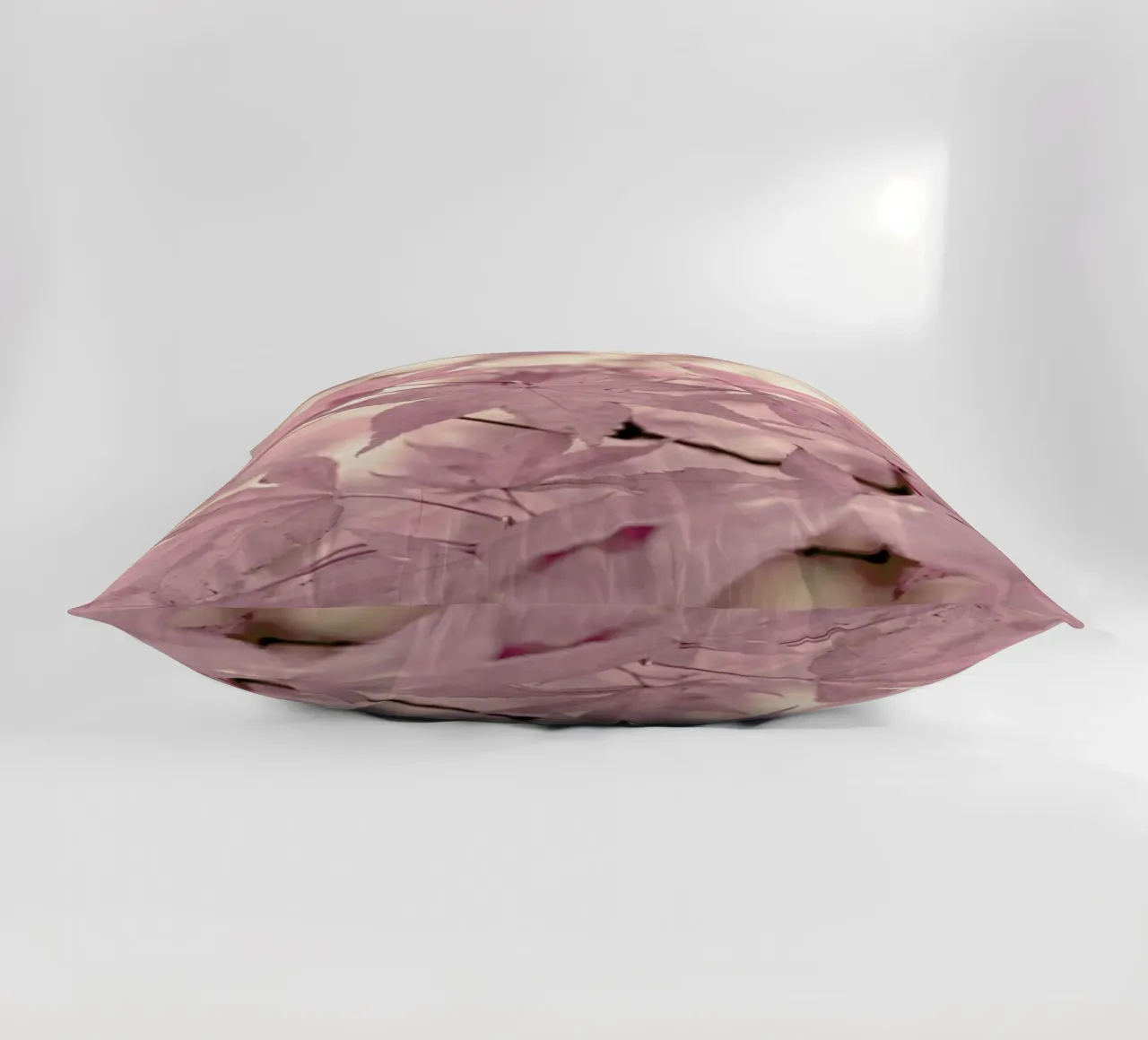 Rosa Foglie d'acero cuscino da Monika Strigel