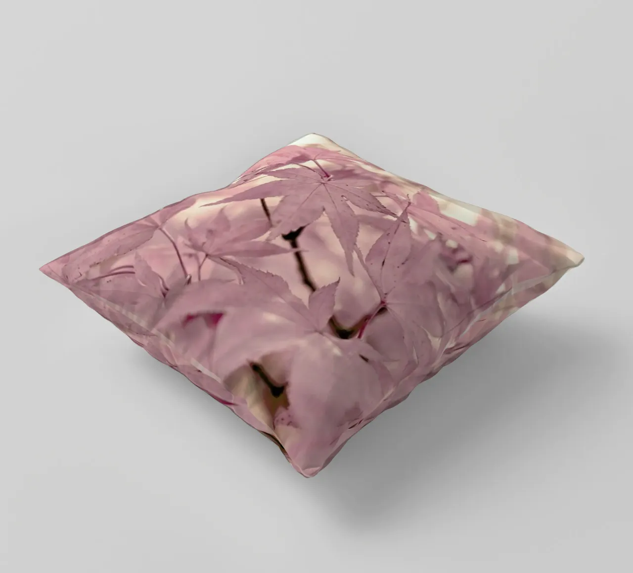 Rosa Foglie d'acero cuscino da Monika Strigel