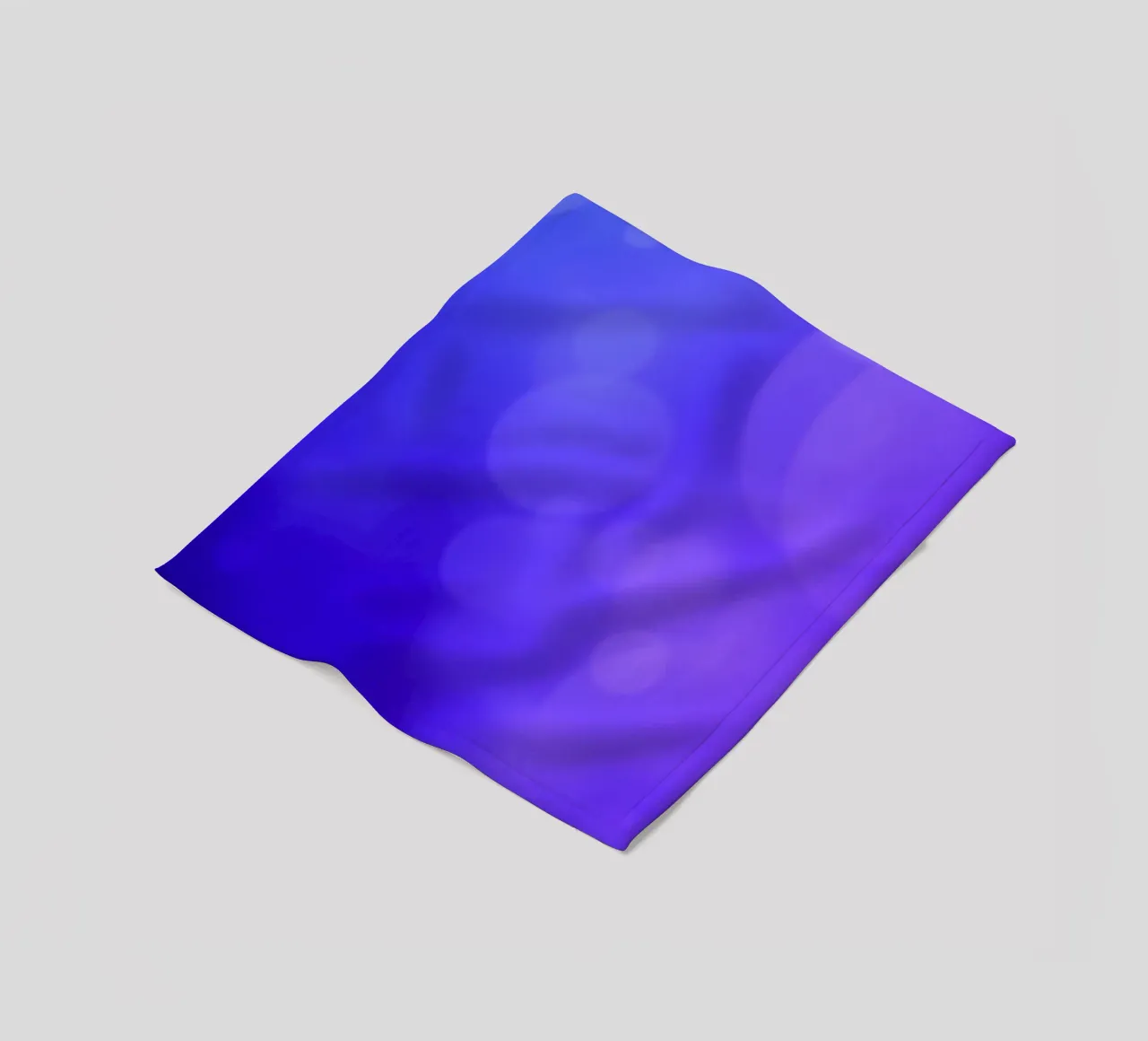 Vibrant abstract design soothing purple tones and smooth gra fleece blanket by DesignDoodle