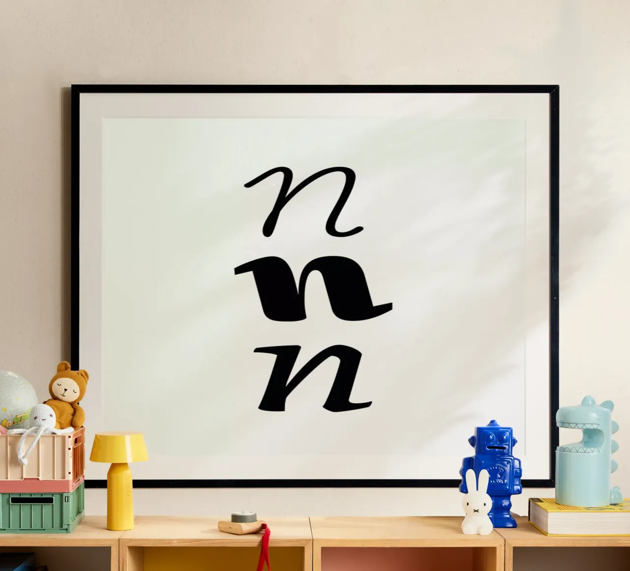 nnn poster con telaio in legno da petiteCAPS