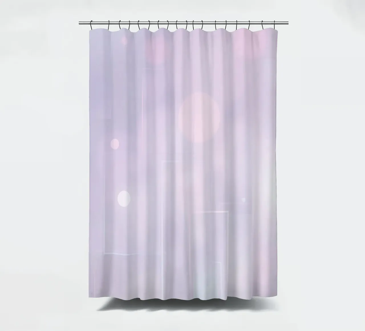Moderno design astratto con tenui colori pastello tenda da doccia da DesignDoodle
