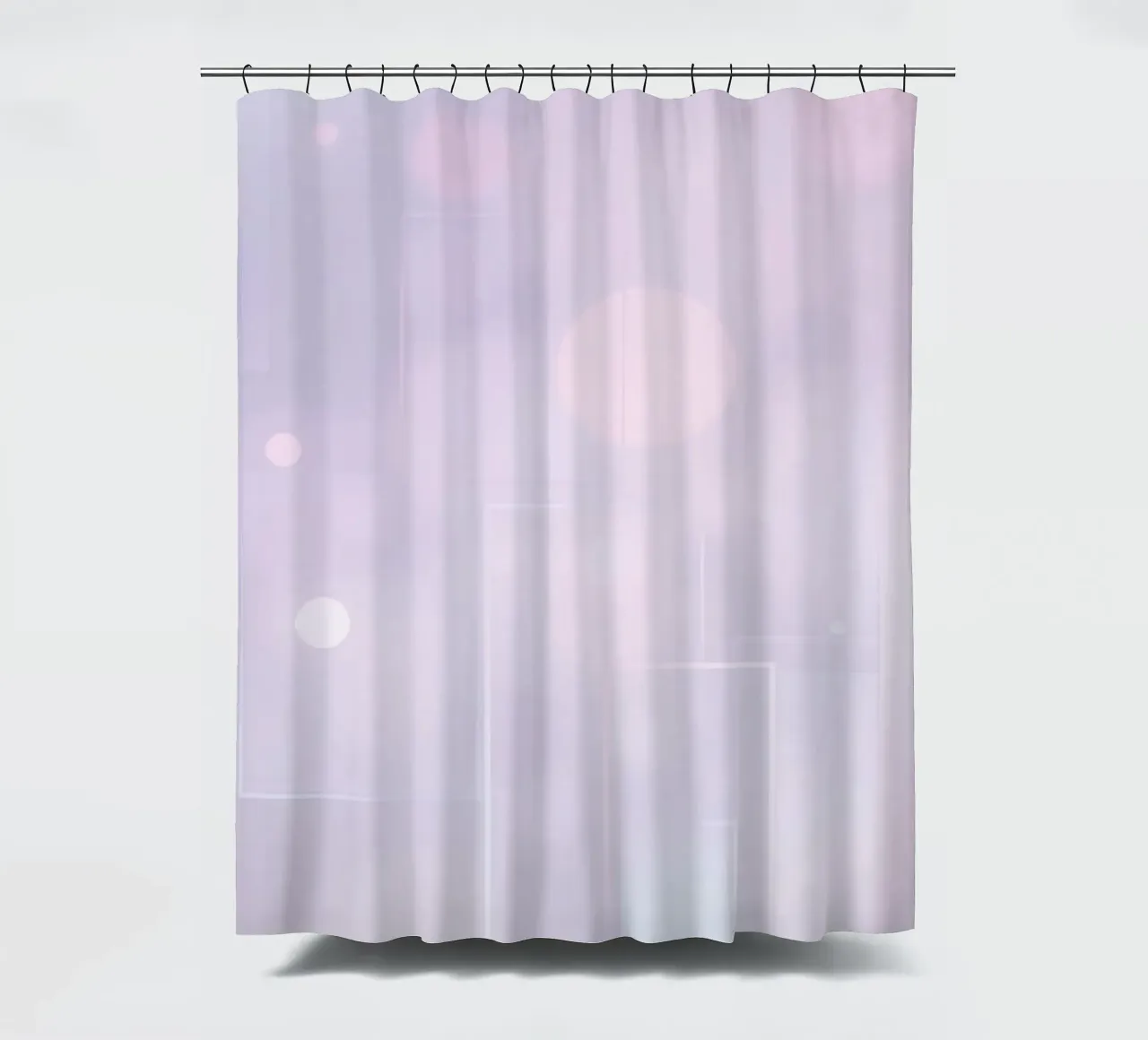 Moderno design astratto con tenui colori pastello tenda da doccia da DesignDoodle