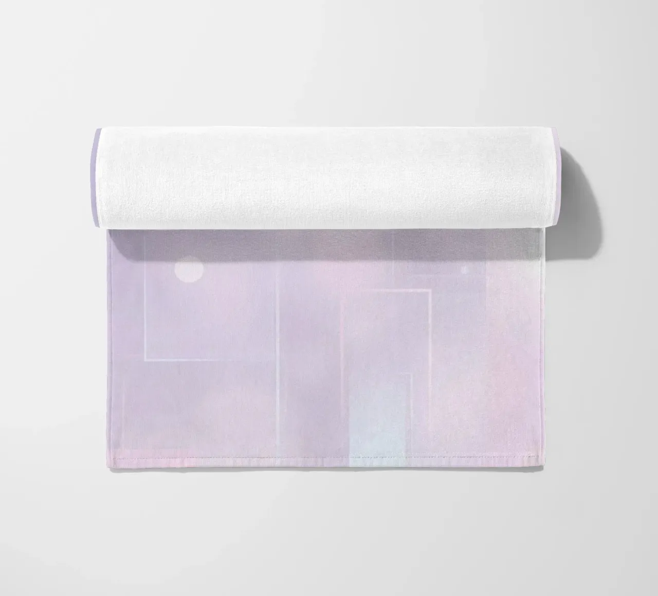 Moderno design astratto con tenui colori pastello telo mare da DesignDoodle