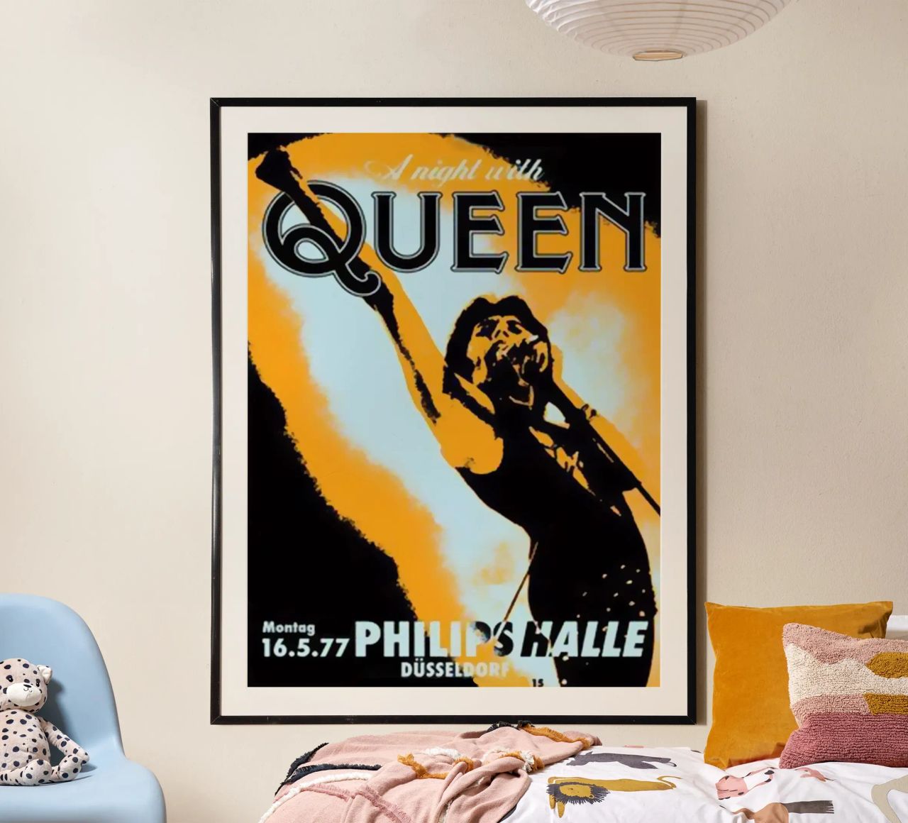 Queen Dusseldorf 1977 Mini Concert poster de SoundStudio