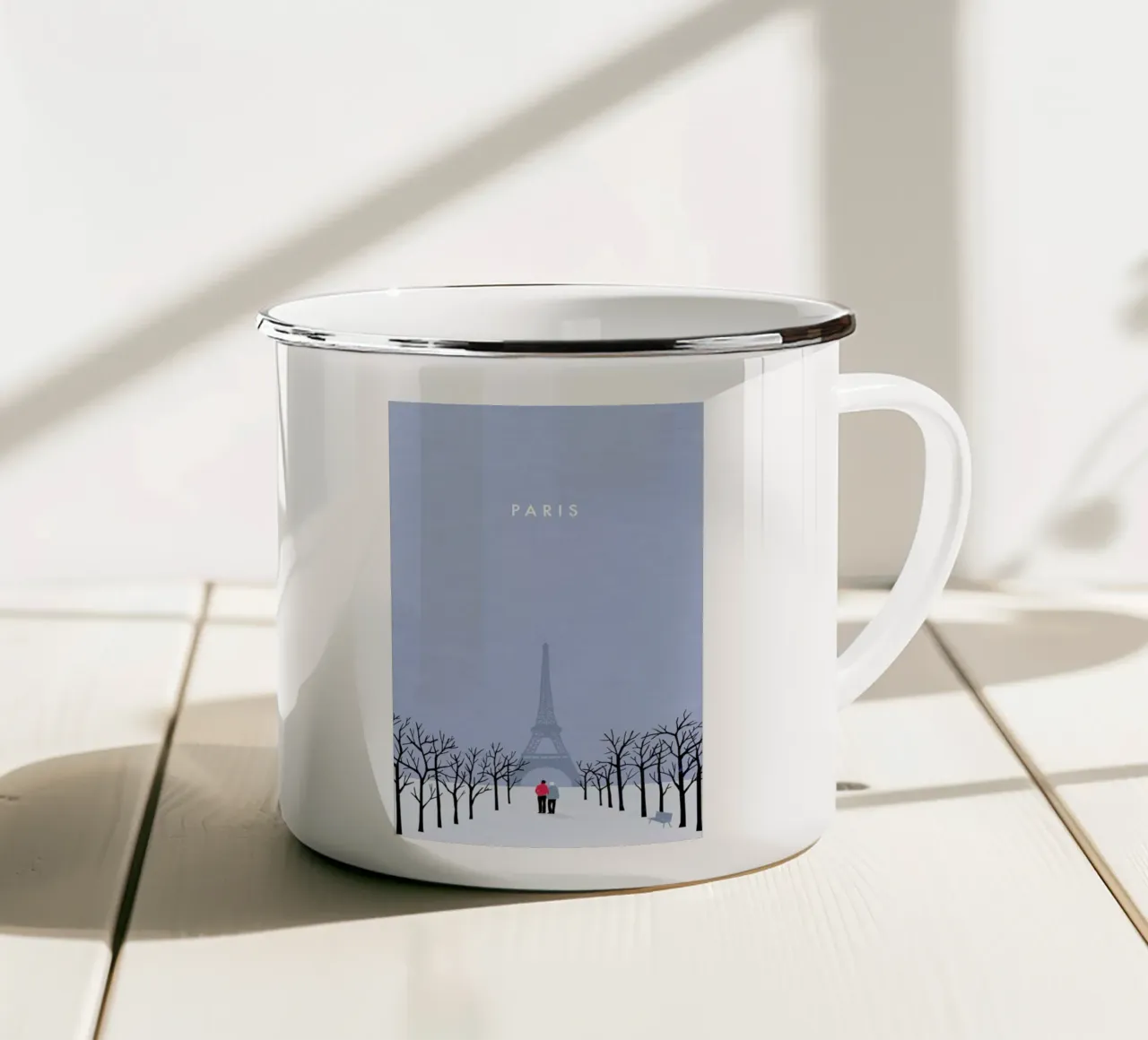 Paris tazza in smalto da Katinka Reinke