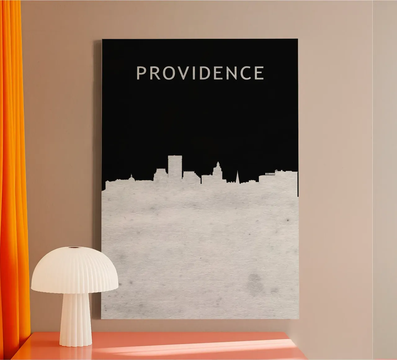 Providence Rhode Island tela con Cornice a cassetta da Travelstudio