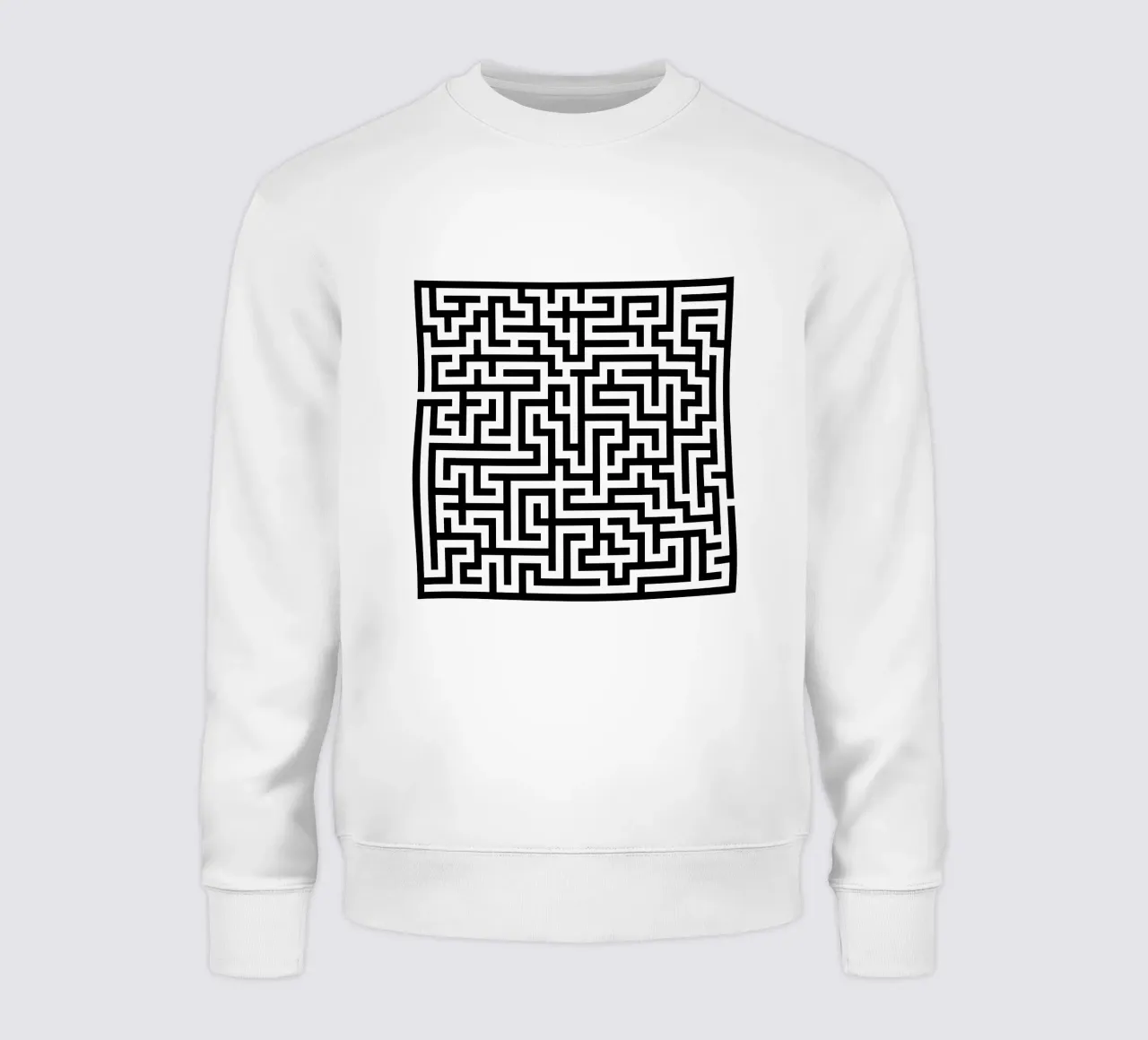 Labirinto quadrato (semplice) felpa da CaraLuisa