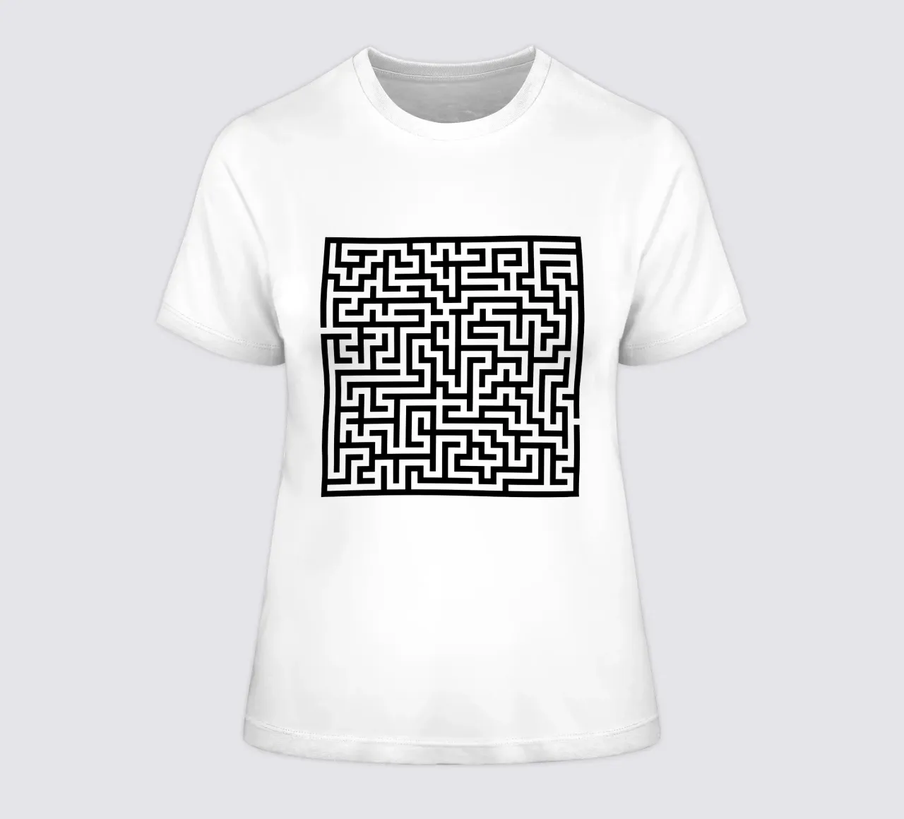 Labirinto quadrato (semplice) t-shirt da donna da CaraLuisa