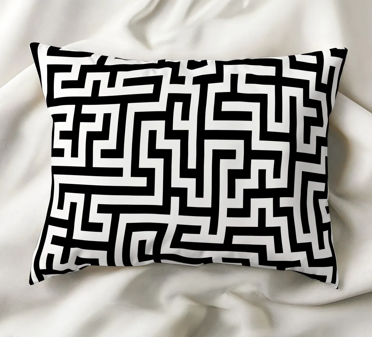 Labirinto quadrato (semplice) cuscino da CaraLuisa