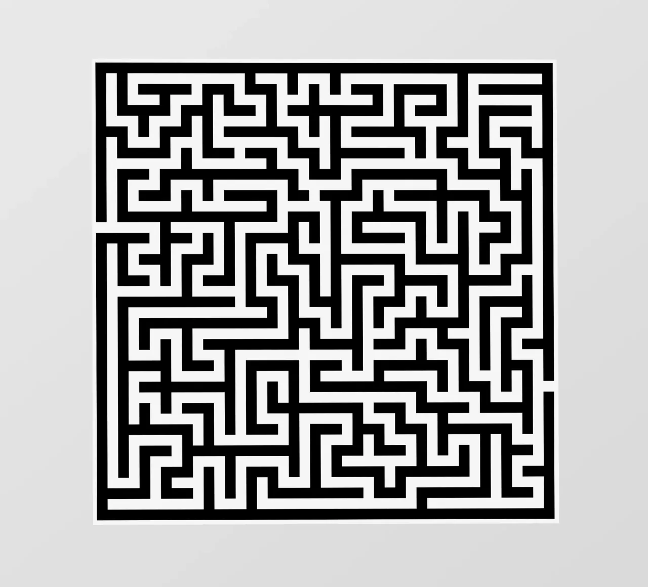 Labirinto quadrato (semplice) pellicola backlit da CaraLuisa