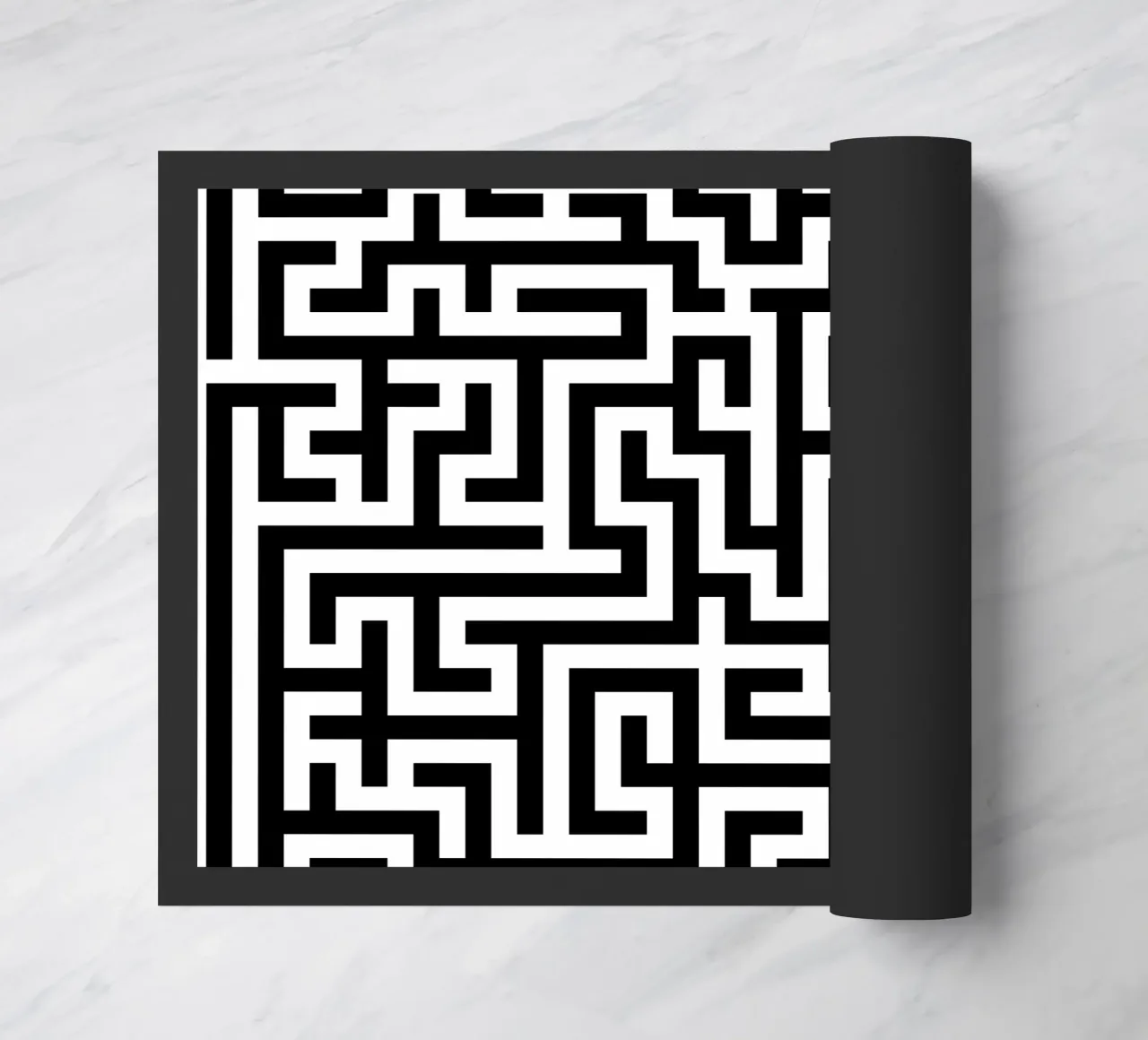 Labirinto quadrato (semplice) zerbino da CaraLuisa