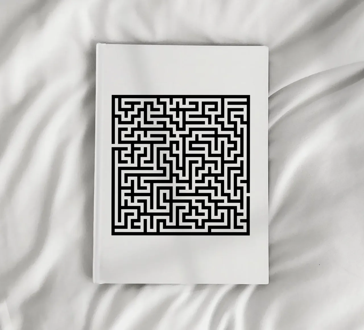 Labyrinth Square (Simple) notebook by CaraLuisa