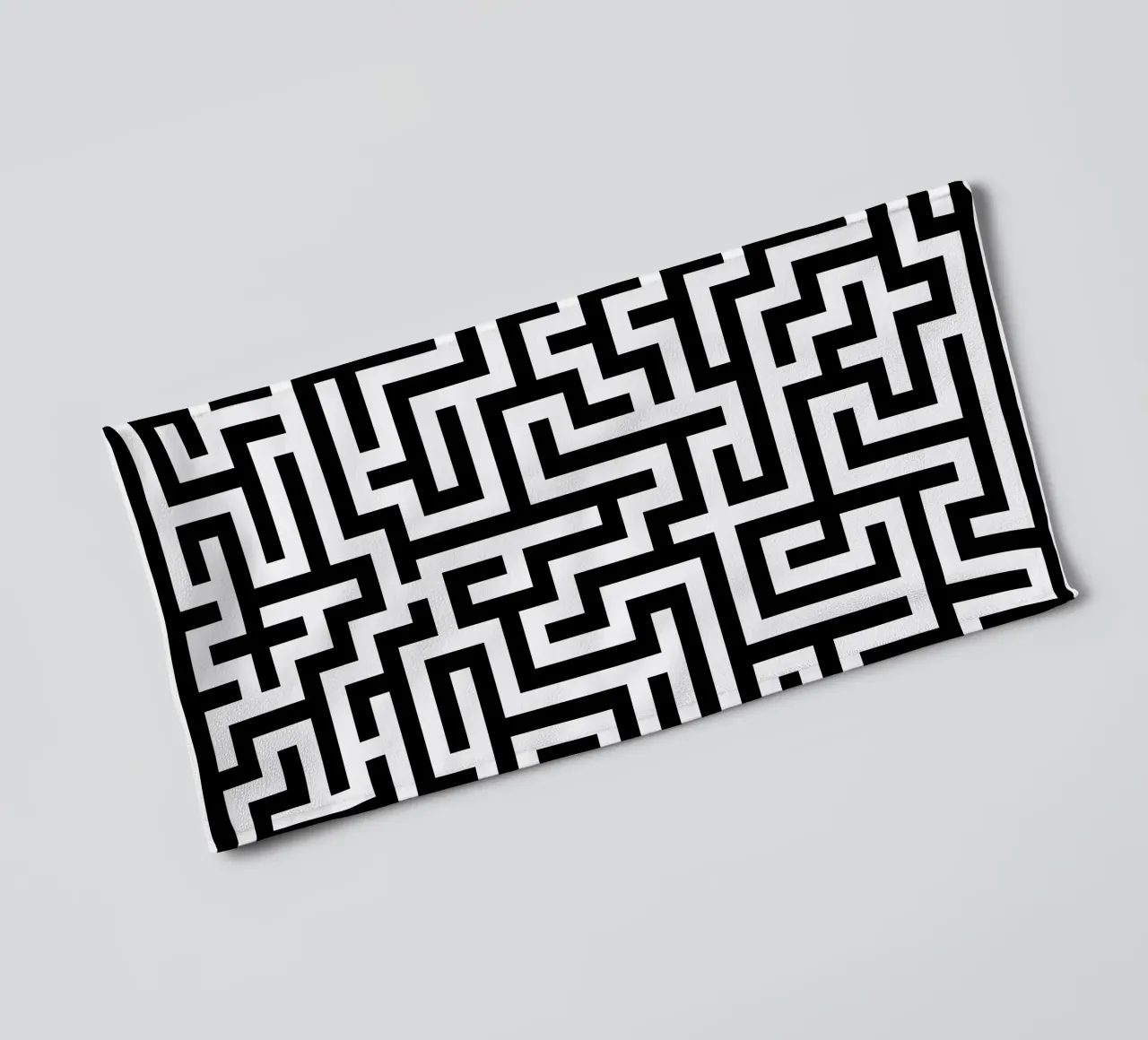 Labyrinth Square (Simple) towel by CaraLuisa