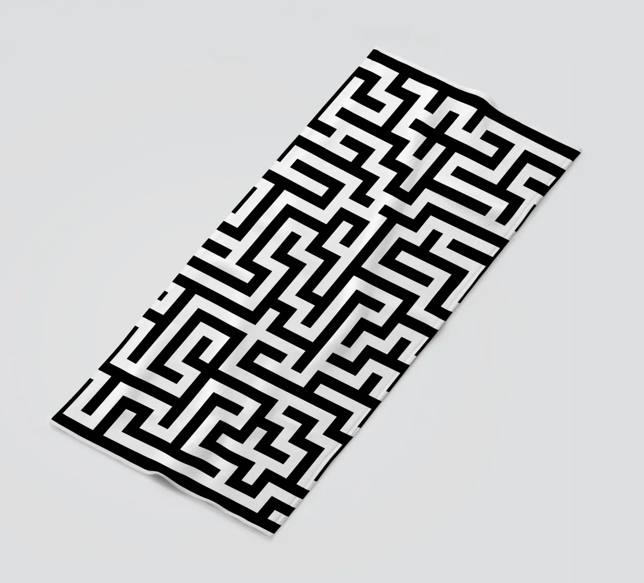 Labirinto quadrato (semplice) telo mare da CaraLuisa