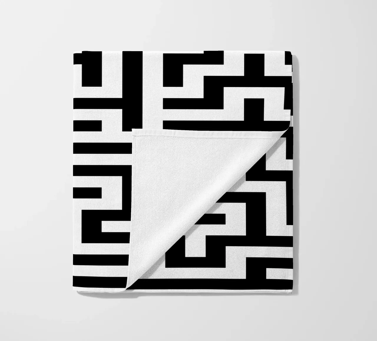 Labirinto quadrato (semplice) telo mare da CaraLuisa