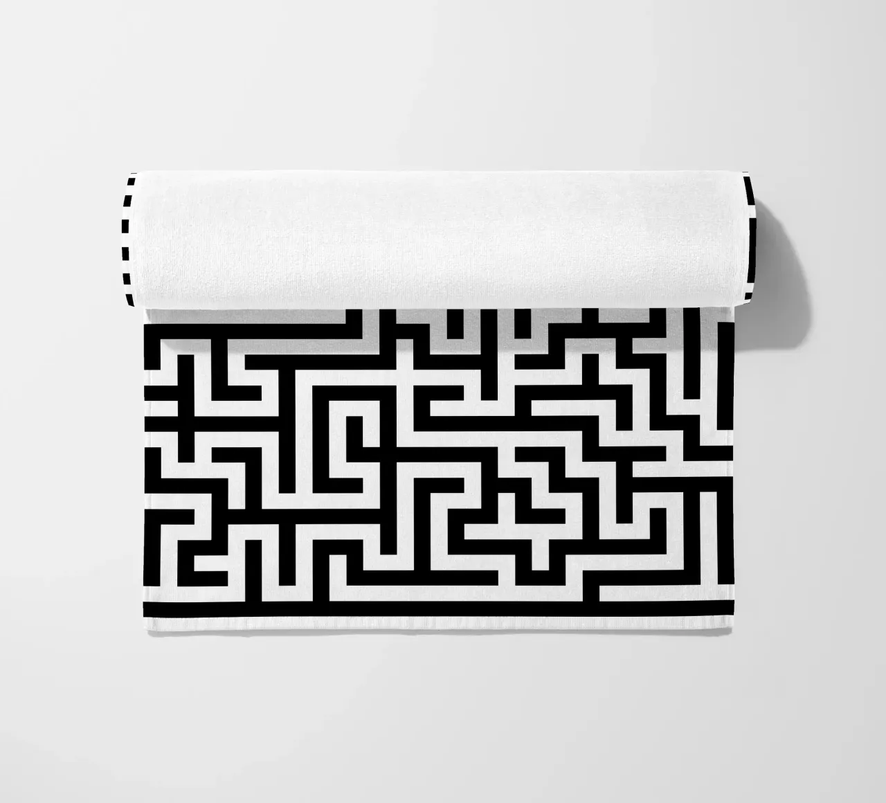 Labirinto quadrato (semplice) telo mare da CaraLuisa