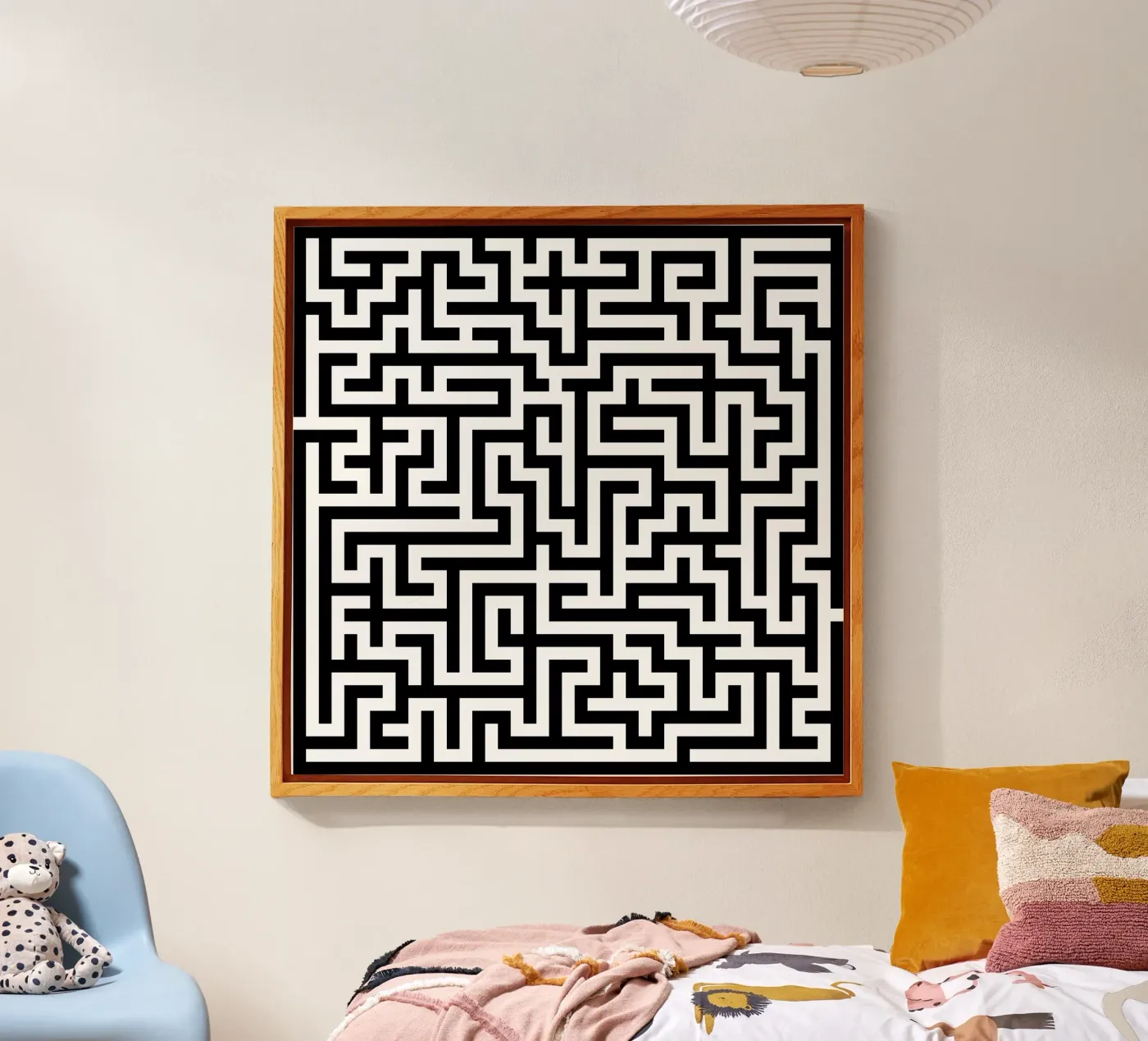 Labyrinth Square (Simple) plexiglas de CaraLuisa