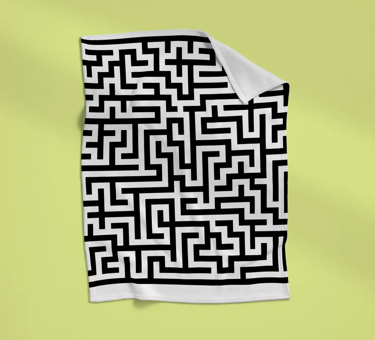 Labirinto quadrato (semplice) coperta in pile da CaraLuisa