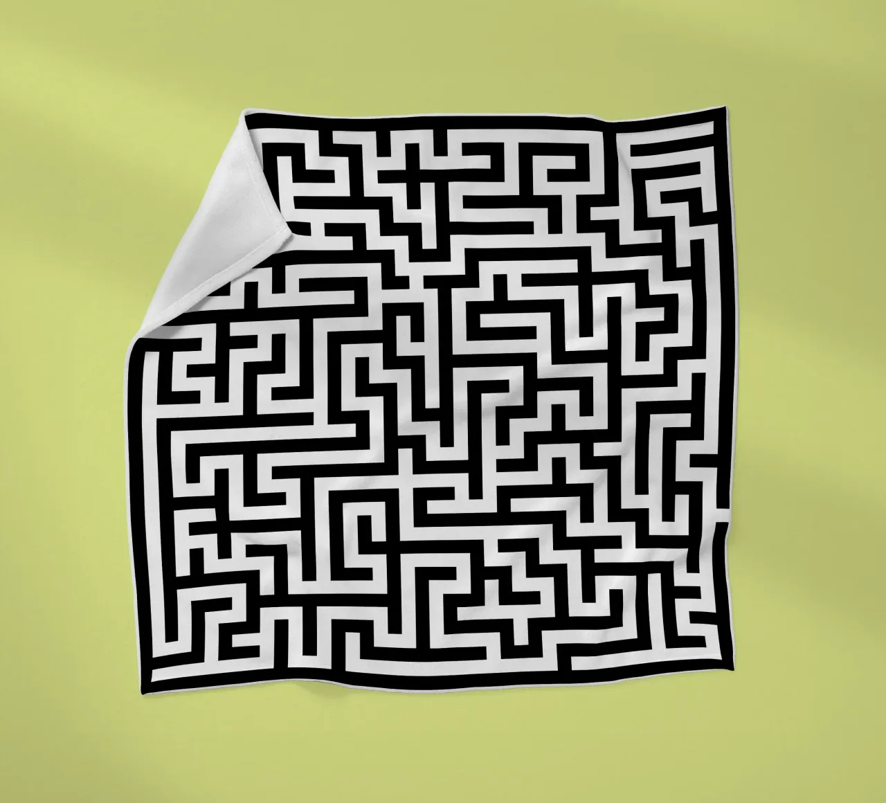 Labirinto quadrato (semplice) coperta in pile da CaraLuisa