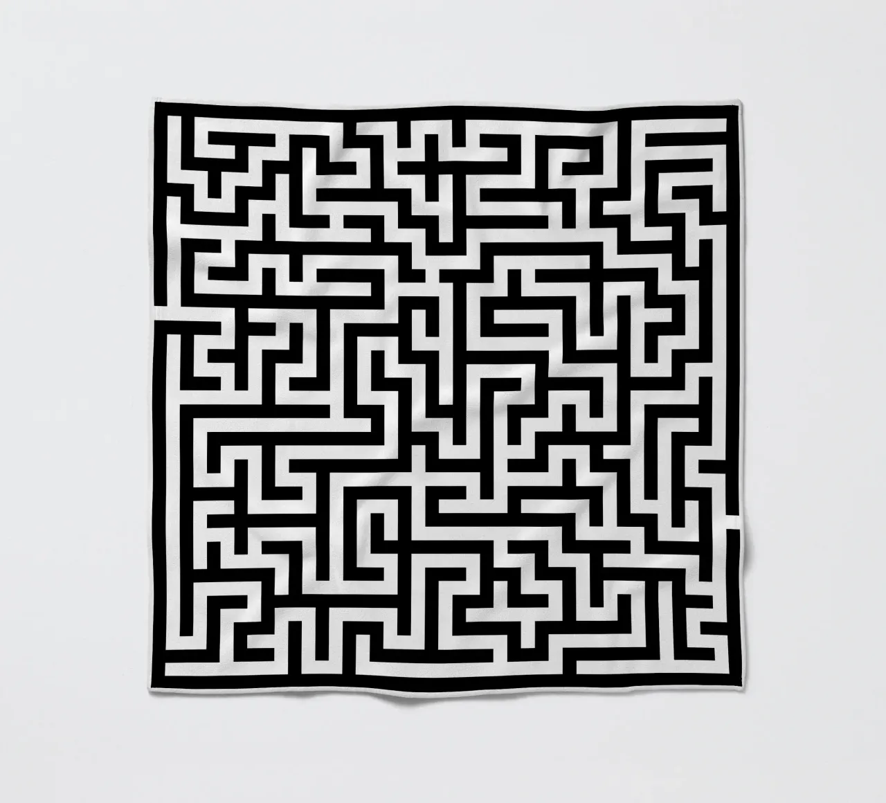 Labirinto quadrato (semplice) coperta in pile da CaraLuisa